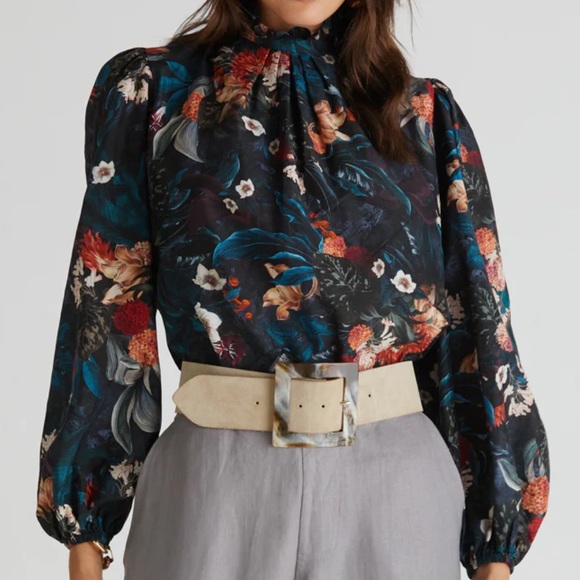 Aqua Blu Abundance Lindsey Blouse - Picture 1 of 5
